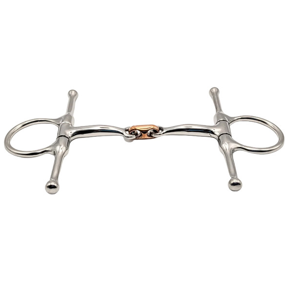 Pandaponyium Full Cheek Copper Oval Link, 4.25" & 4.5"