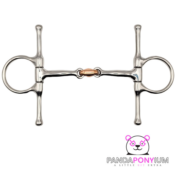Pandaponyium Full Cheek Copper Oval Link, 4.25" & 4.5"
