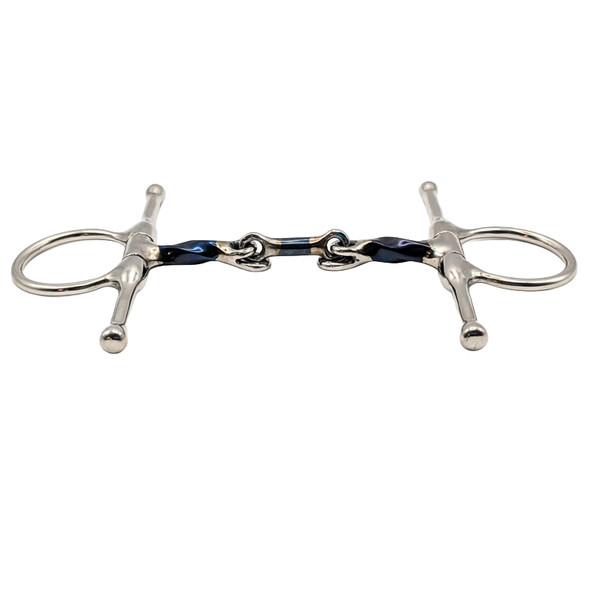 Pandaponyium Full Cheek Sweet Iron Twisted Locking Dogbone Bit.