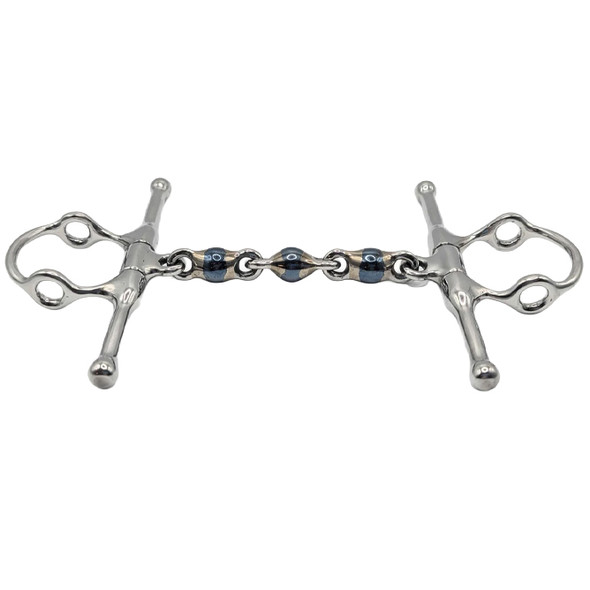 Pandaponyium Gag, Full Cheek Sweet Iron Waterford Bit, 4.5".