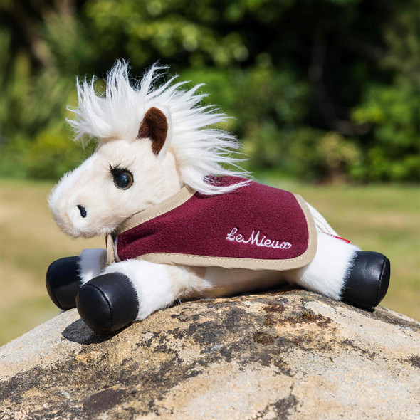 LeMieux Tiny Beanie Pony BLANKETS, 2 Pack, Blackberry/Spiced Earth