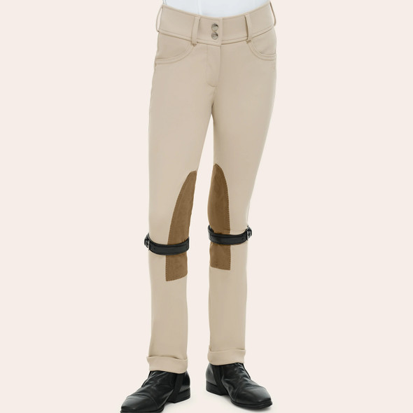 RJ Classics Hannah Jr. Luxe-Tek Jodhpurs, Sand, Sizes 6 - 18