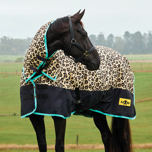 Saxon Defiant 600D Combo Neck 200g, Leopard Print.