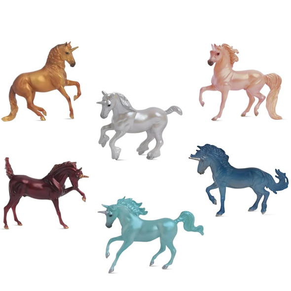 Breyer Stablemates Mystery Unicorn Surprise: Fire & Ice | Individual Blind Bag.