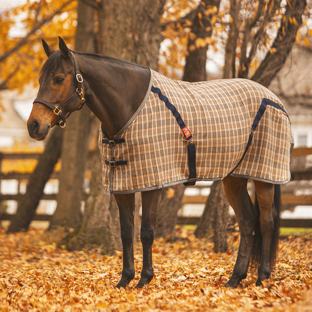 Baker Plaid Stable Sheet.