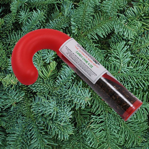Stud Muffins Christmas Horse Treats in a 4oz candy cane.