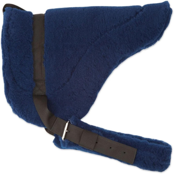 Coolback Fleece Bareback Pad, Navy.
