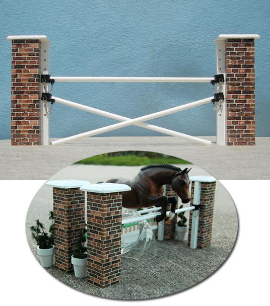 Brick Jump from Model Horse Jumps