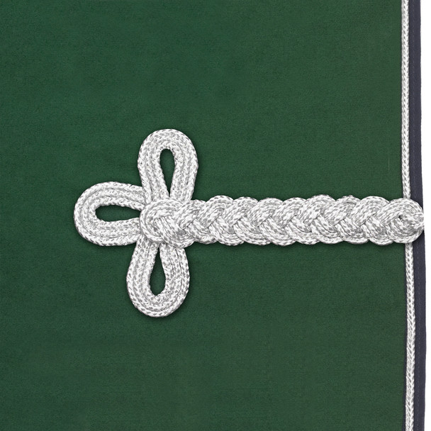 Hunter/Navy/Silver Centaur Wool Cooler / Dress Sheet - Pony & Cob.