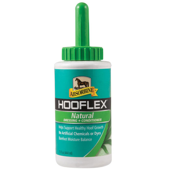 Hooflex Natural Dressing & Conditioner with Brush, 15 oz