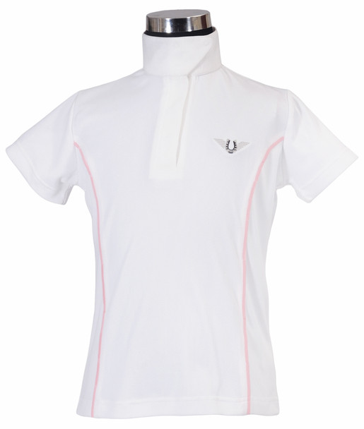 TuffRider Children's Kirby Kwik Dry Short Sleeve Show Shirt.