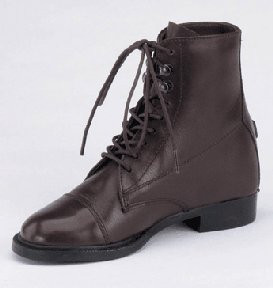 Somerset Speed-Lace Leather Kids Paddock Boots, Brown.