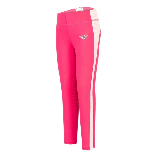  TuffRider Ventilated Schooling Tights Hot Pink.