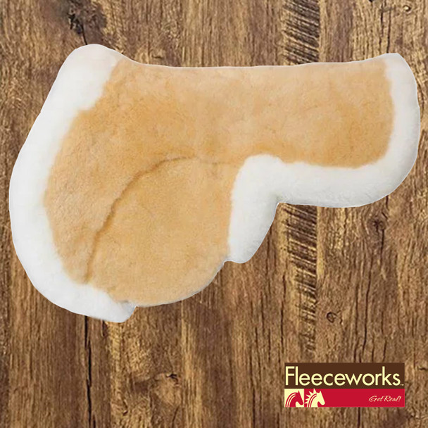 Fleeceworks Sheepskin Pony Saddle Pad, Shimmable