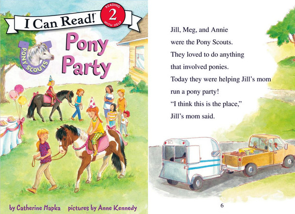 Pony Scouts: Pony Party: I Can Read Level 2