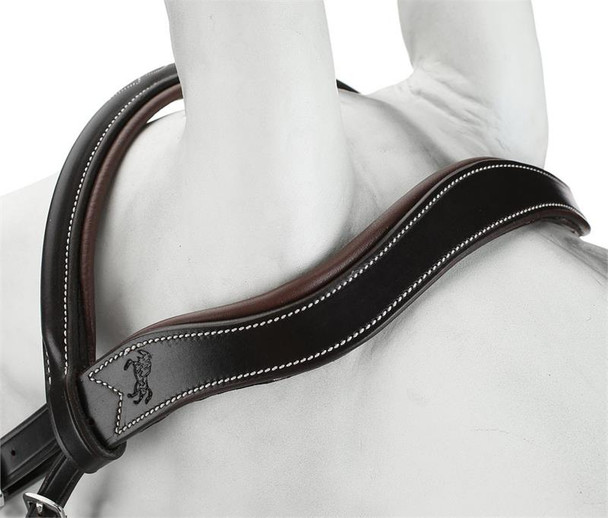Bobby's Signature Padded, CONTOUR Crown, Fancy Bridle with Fancy Reins