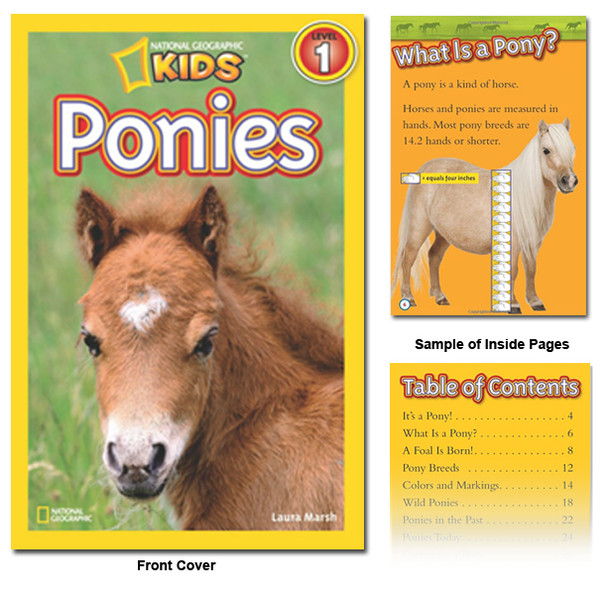 National Geographic Readers: Ponies by Laura F. Marsh