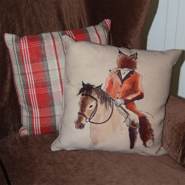 Mister Fox Throw Pillow