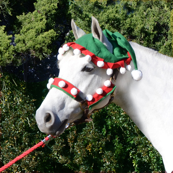 Holiday Horse Wear, Elf Two-Ear Hat