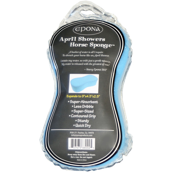 Epona April Showers Horse Sponge, Vacuum Packed