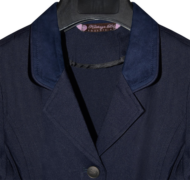 Kathryn Lily Harrisburg Coat, 3-Button, Navy, Sizes 2 - 12