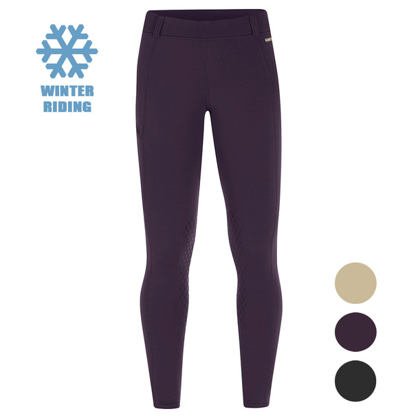 Black, Plumnoir & Tan  Kerrits Kids Power Stretch Winter Pocket Tight. Black, Plumnoir & Tan  Kerrits Kids Power Stretch Winter Pocket Tight.