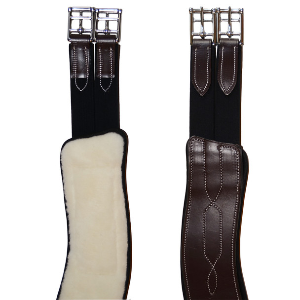 EquiFit  Anatomical Pony Hunter Girth with SheepsWool Liner, 36" - 46"