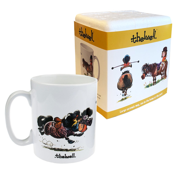 Thelwell 'Sitting Position' Mug in Box