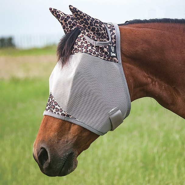 Cashel Crusader Fly Mask, Std with Ears, Leopard, 4 Sizes
