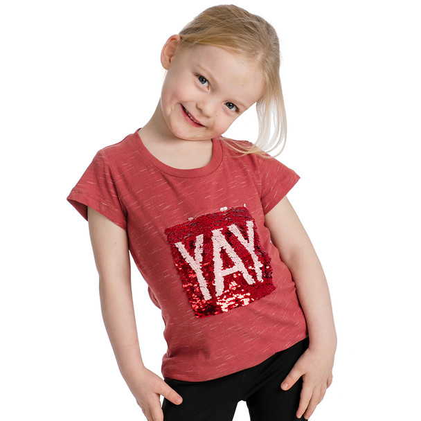 Horseware Kids Yay /Neigh Flip Sequin Tee