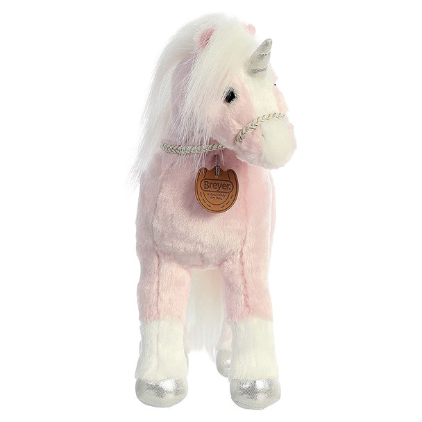 Breyer Plush by Aurora, 13" Pink Unicorn, Aurora