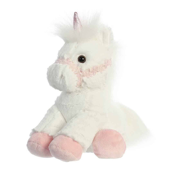 Breyer Plush by Aurora, 11" White & Pink Unicorn