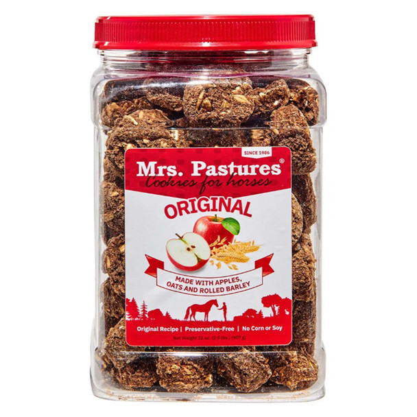 Mrs. Pastures Horse Cookies, 32 oz Jar.