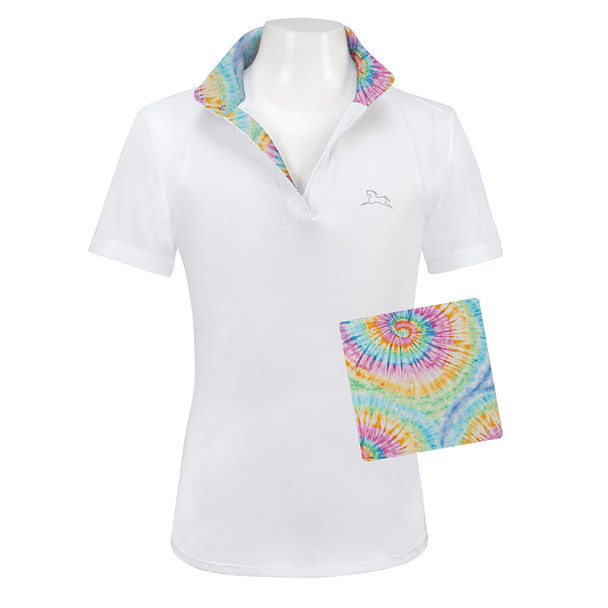 RJ Classics SadieJr 37.5 Short Sleeve Shirt, White/Tie Dye , XXS - XL