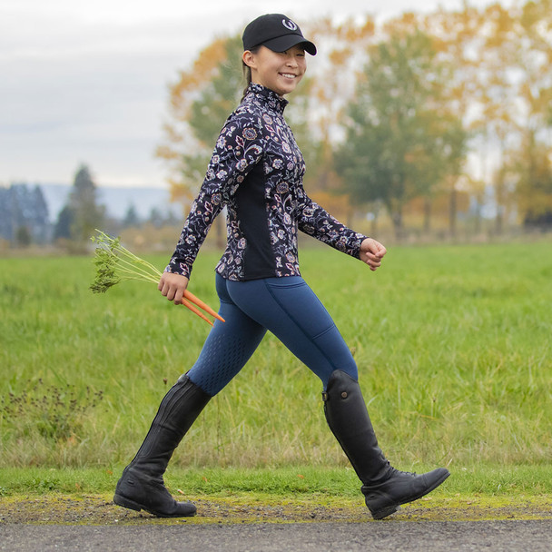 Kerrits Kids Power Stretch Winter Pocket Knee Patch Tight.