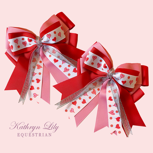 Kathryn Lily Hearts & Peppermints Show Bows