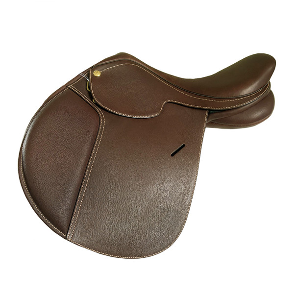Collegiate Convertible Varsity Close Contact Saddle, Havana, 15"