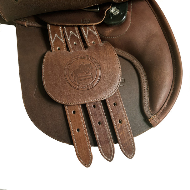 Collegiate Convertible Close Contact, Long Flap, Brown, 16"