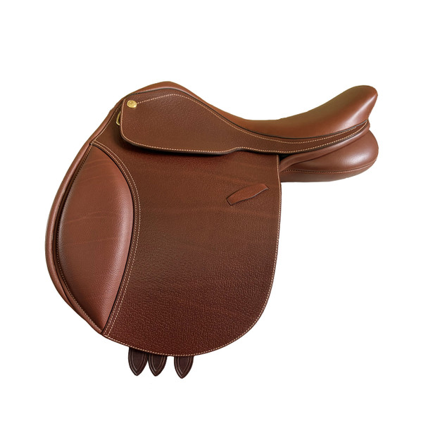 Collegiate Convertible Alumni Close Contact Saddle, Oak Brown, 15".