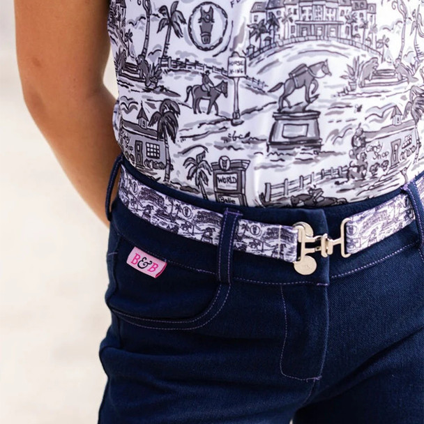 Ocala belt worn with Ocala shirt