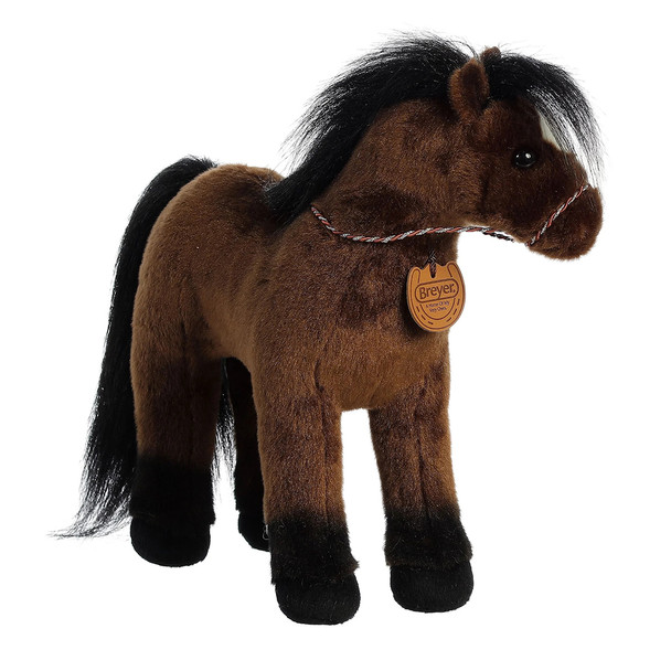 Breyer  Showstoppers Plush by Aurora, 13" Bay Thorougbred