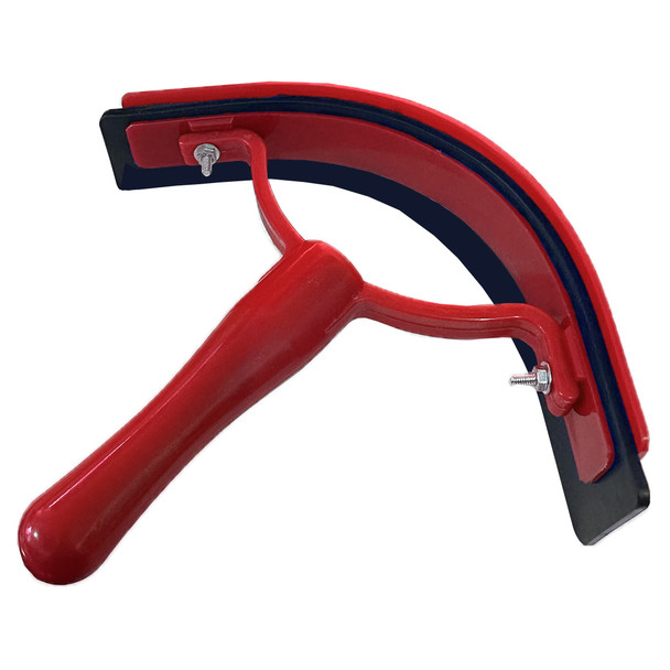 Deluxe Half Moon Sweat Scraper, Red
