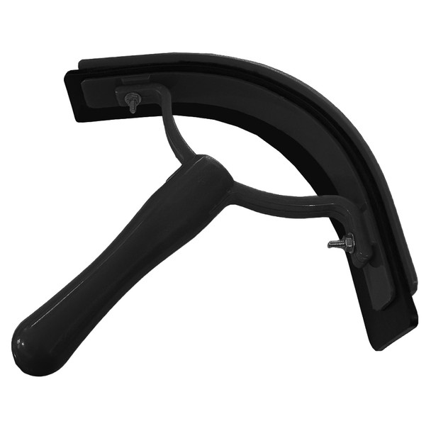 Deluxe Half Moon Sweat Scraper, Black.