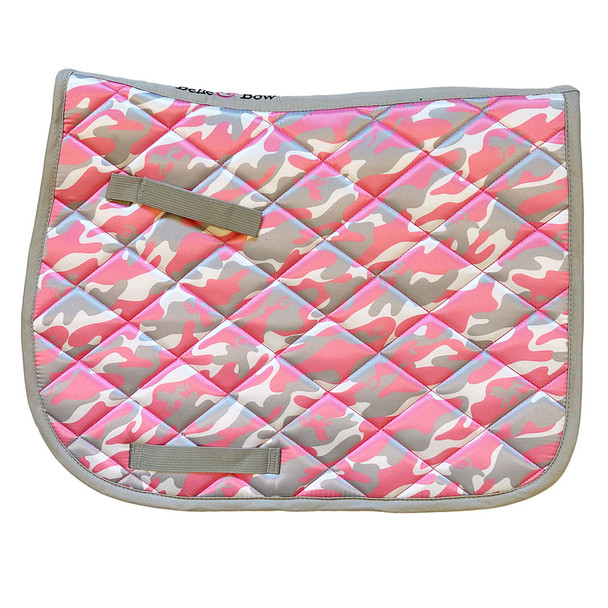 Belle & Bow Pony Saddle Pad, Pink Camo