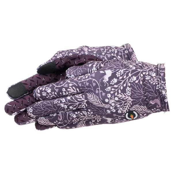 Kerrits Kids Thermo Tech Winter Riding Gloves. ELDERBERRY FANTASY FILLIES