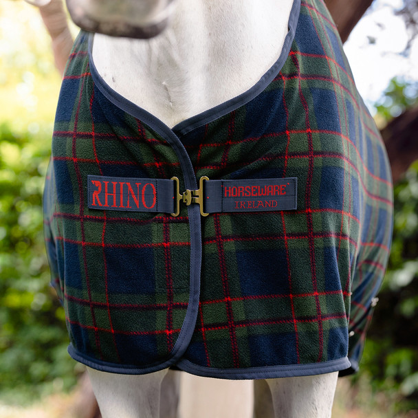 Rhino holiday fleece pony cooler.