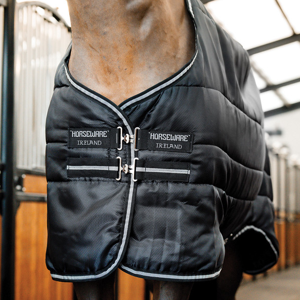 Horseware Easy-Layer Stable Plus 200g, Black/Black & Silver, 60" - 69"