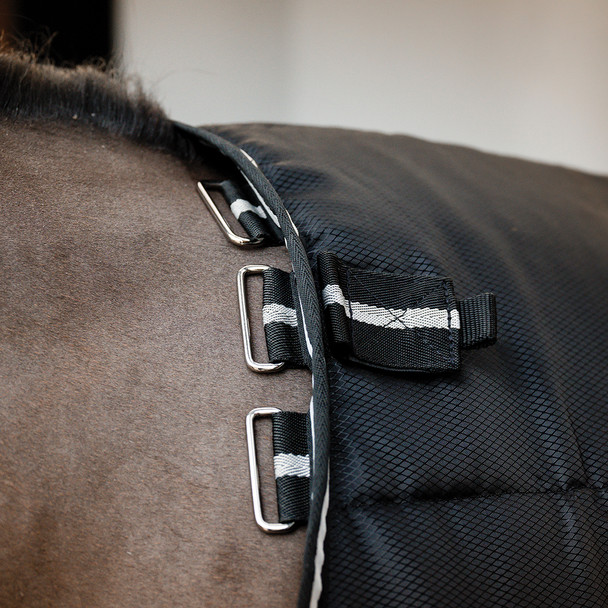 Horseware Easy-Layer Stable Plus 200g, Black/Black & Silver, 60" - 69"