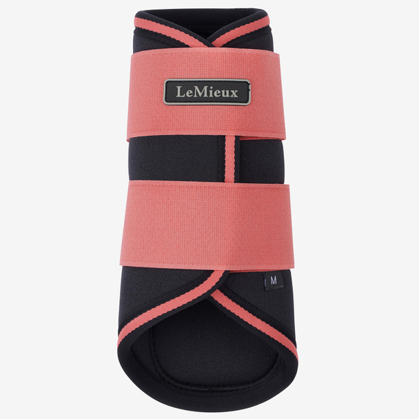 LeMieux Grafter Brushing Boots, Size Small , Cranberry.