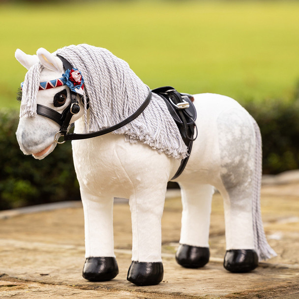 Coco, light dapple grey toy pony .